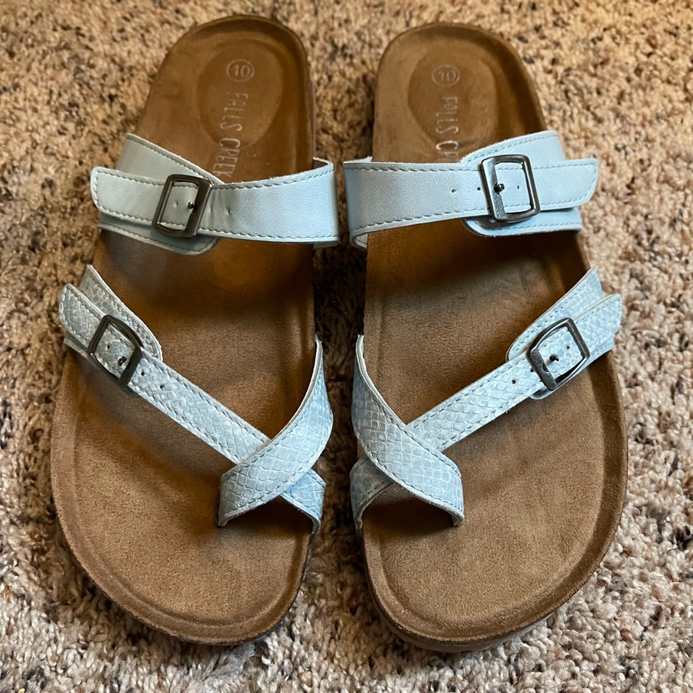 Falls creek sandals never worn
